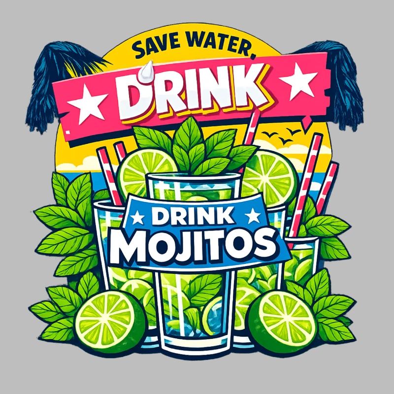 Spar das Wasser, trink Mojitos