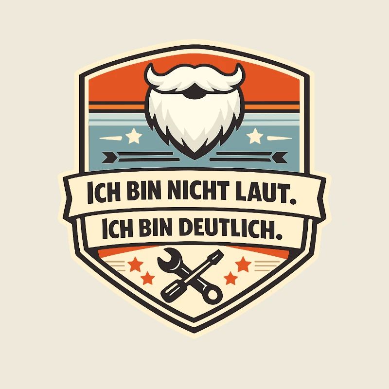 Ich bin nicht laut, ich bin deutlich