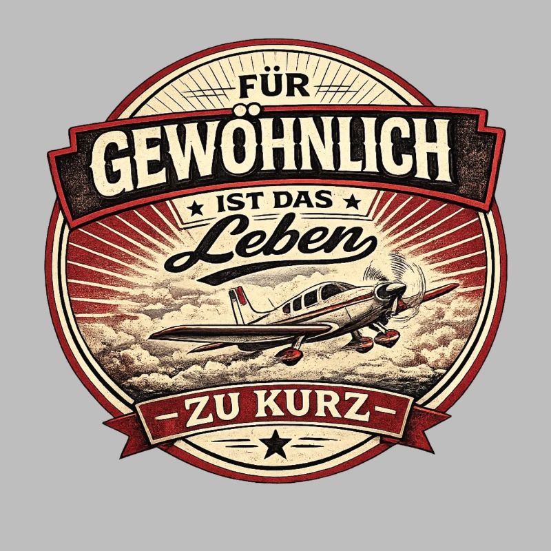 Pilot Vintage Spruch Flugzeug Design
