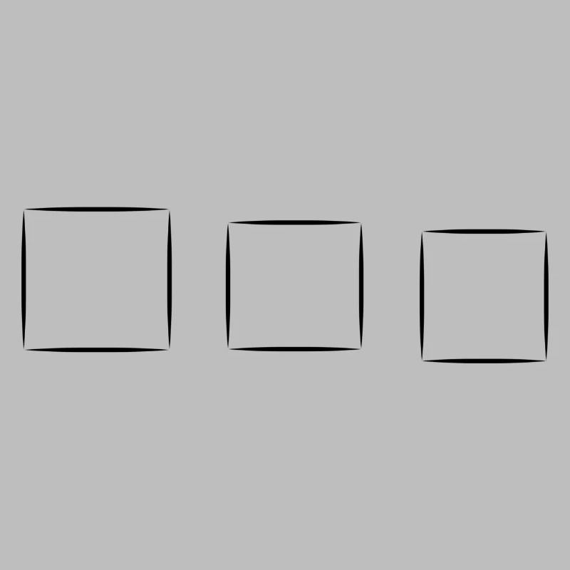 three squares square square