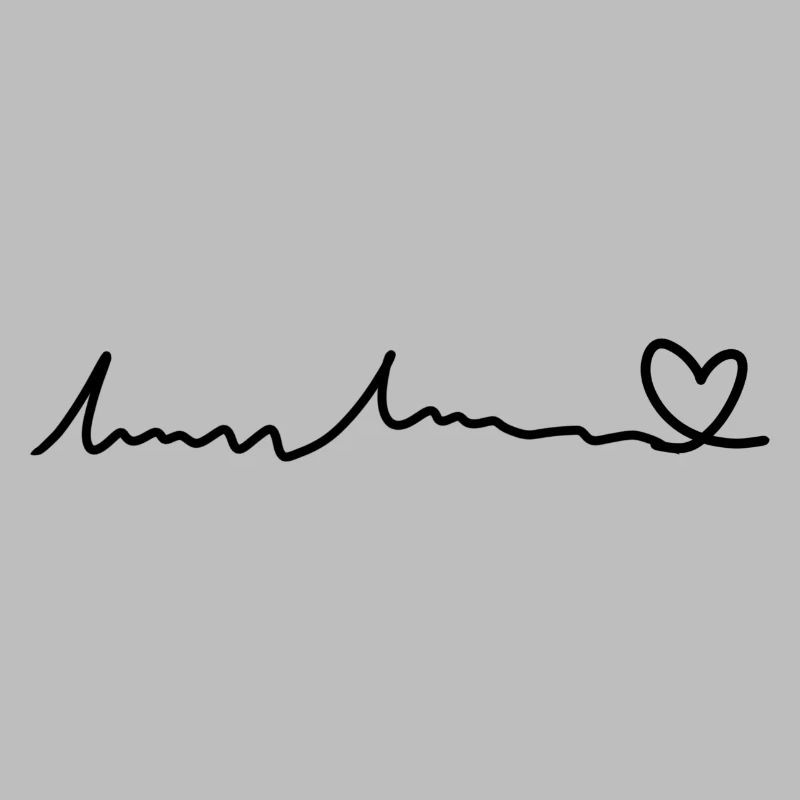 line font text heart
