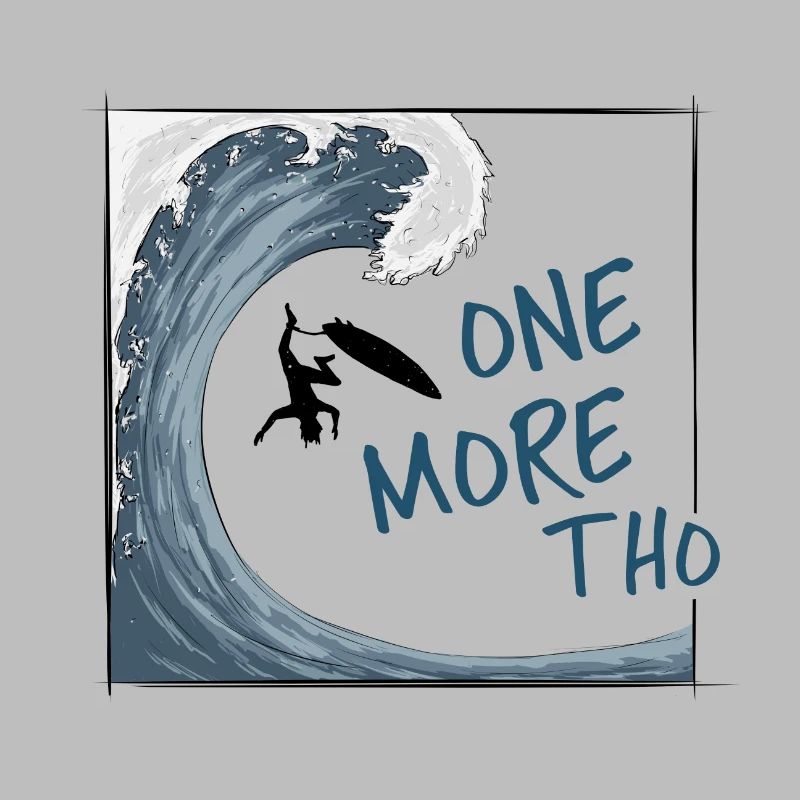 One More Big Wave Tho! Japanese Wave Surfer