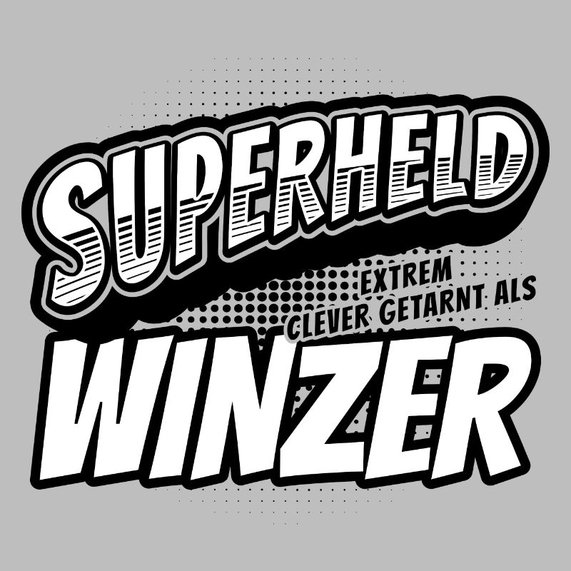 Superheld, clever getarnt als Winzer
