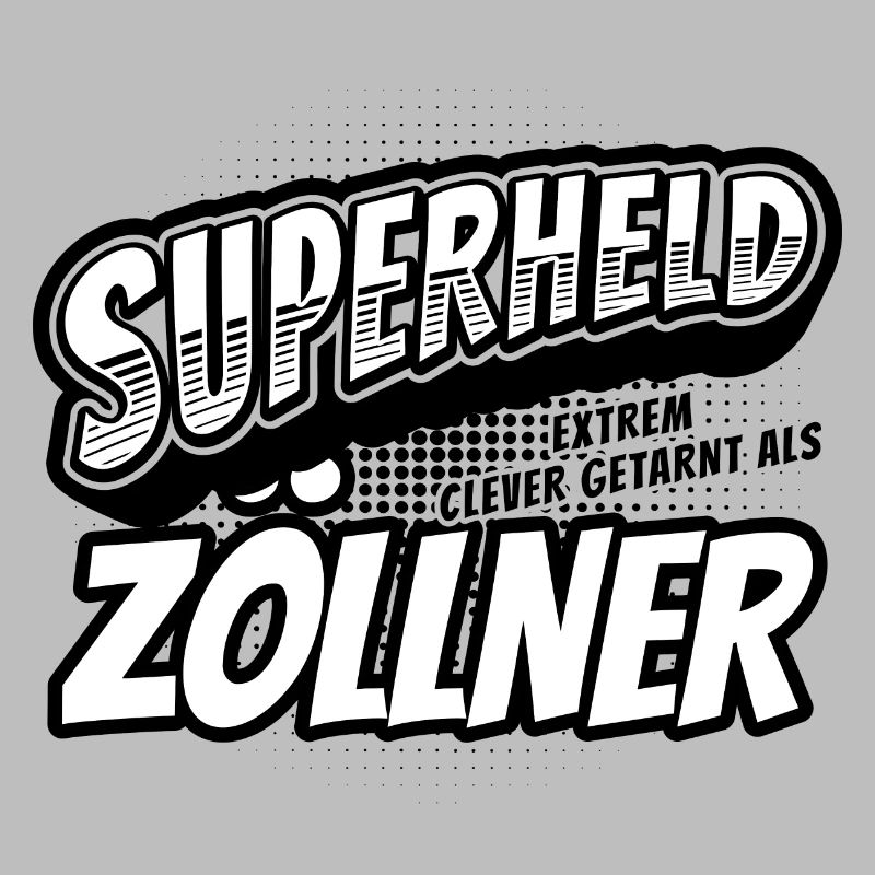 Superheld, clever getarnt als Zöllner