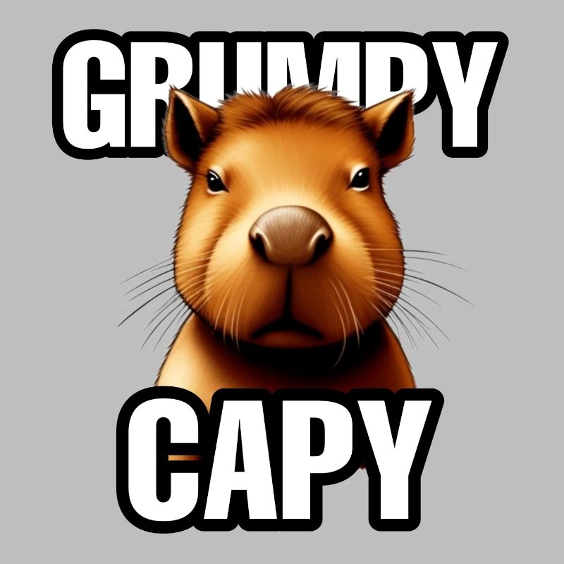 Grumpy Capybara - Ok I pull up Meme - Animal mignon