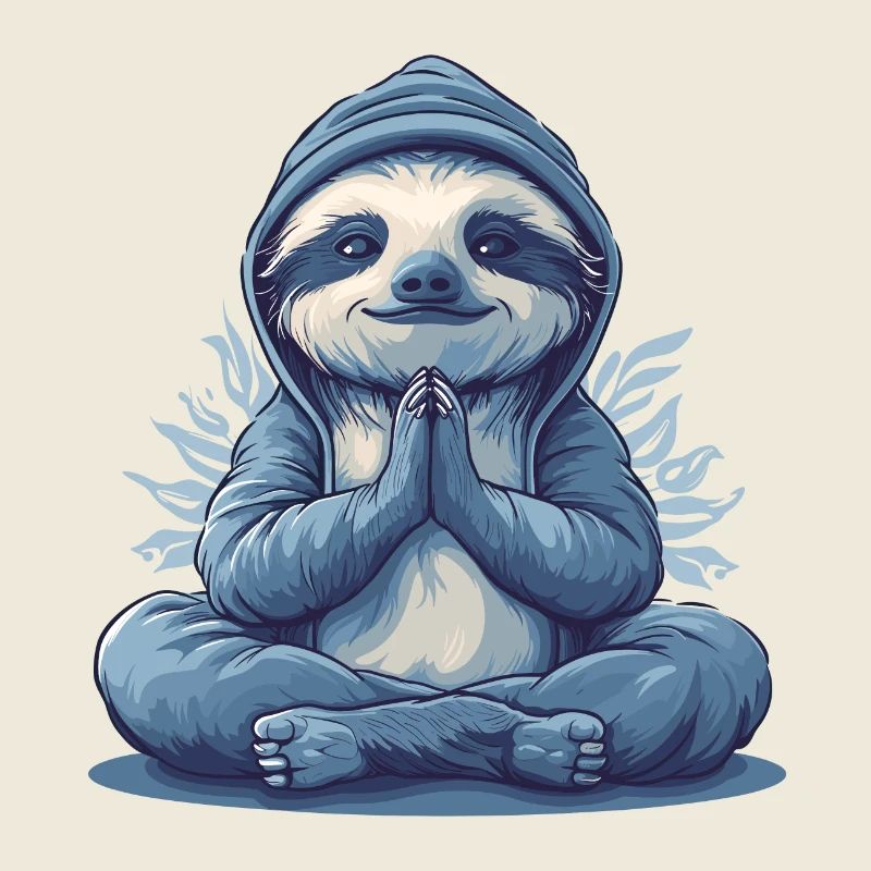 Yoga, Sloth, Relaxation, Chilling, Meditation