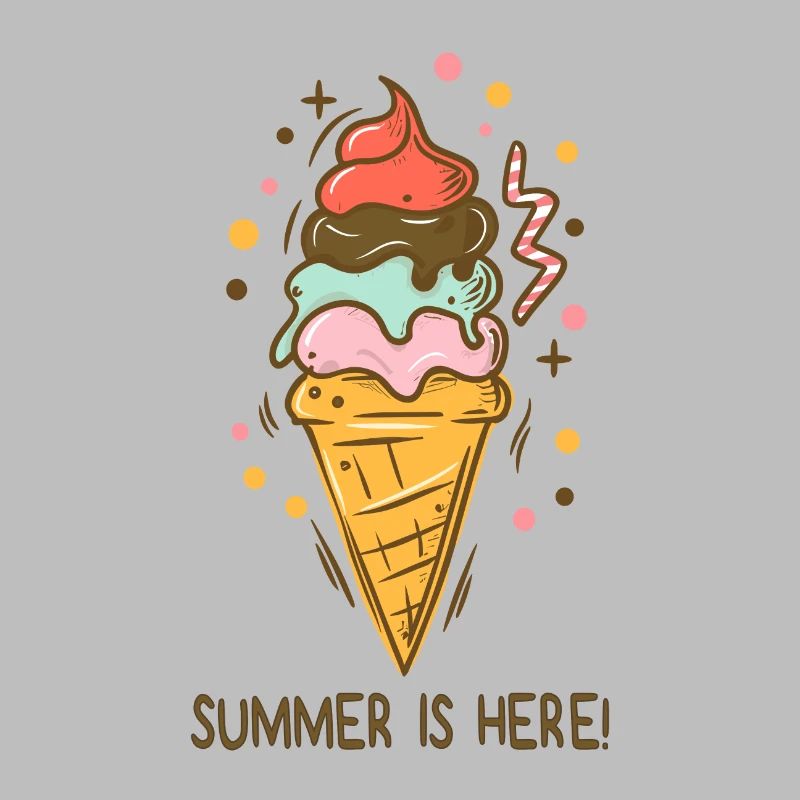Eis Summer is here Eiscreme Eisdiele Sommerzeit