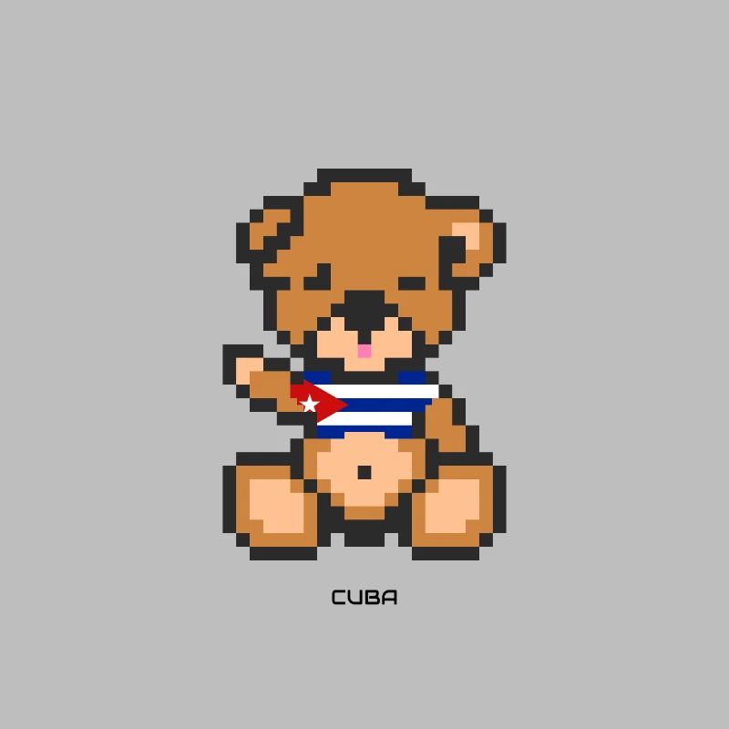 Pixel Bear Cuba