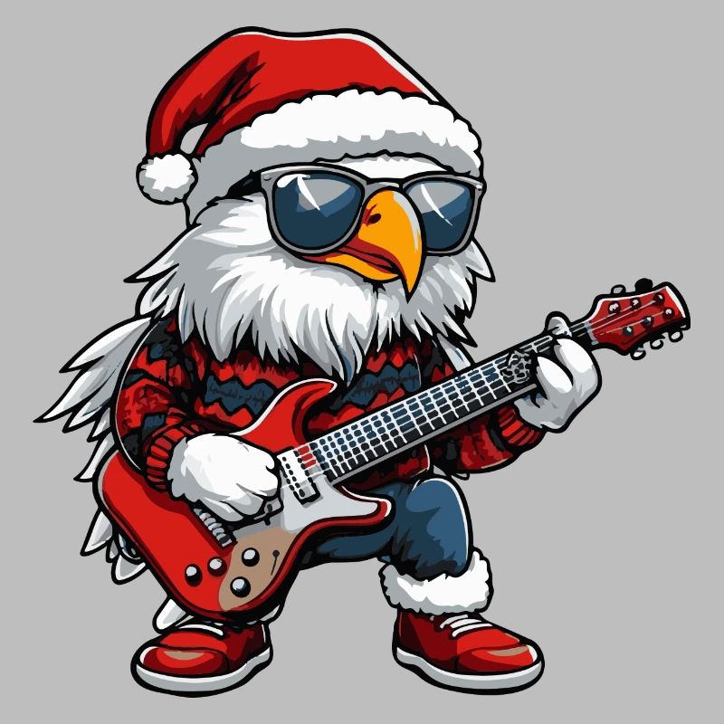 Guitare de Noël Eagle