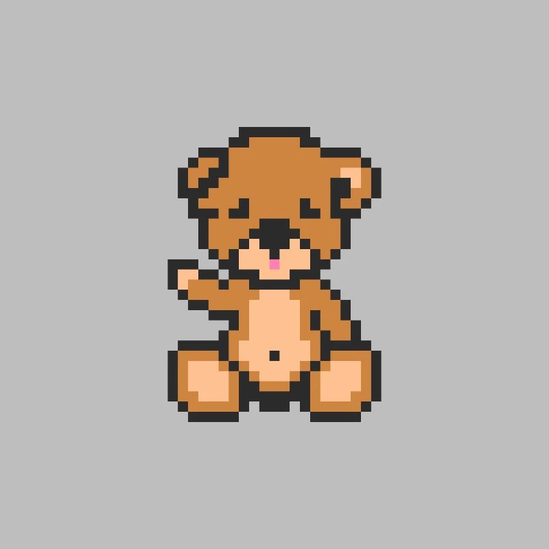 Pixel Teddy Bear
