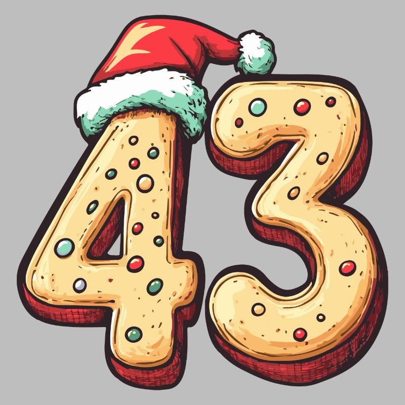 Biscuit de Noël à 43 chiffres
