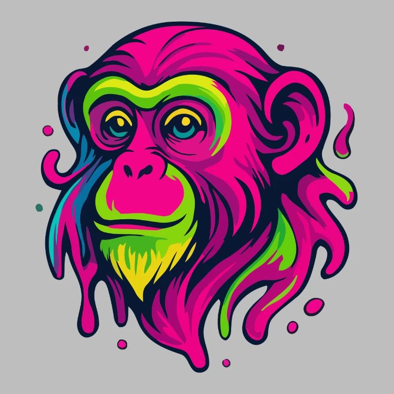 Neon Affe