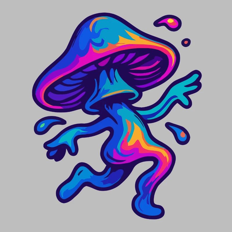 Neon Mushroom Runner