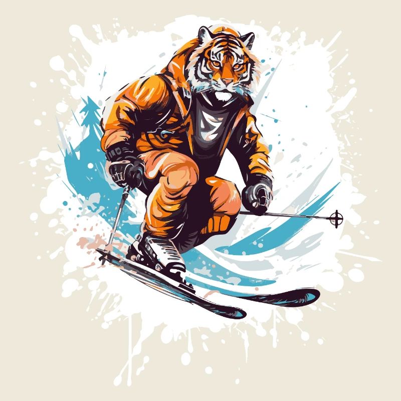 Tiger Ski Skiing