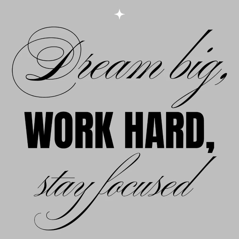work hard