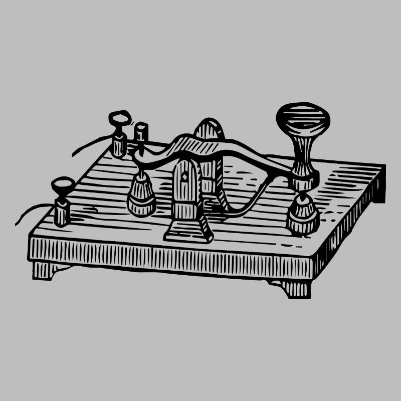 Vintage Morse Code Device, Retro Communication