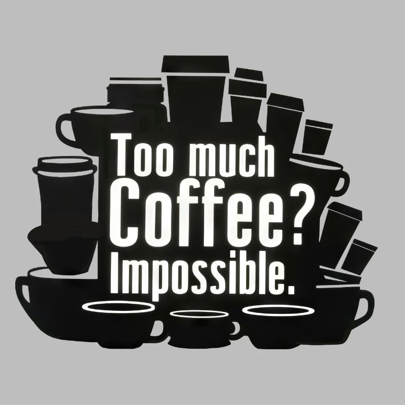 Too much coffee? Impossible!