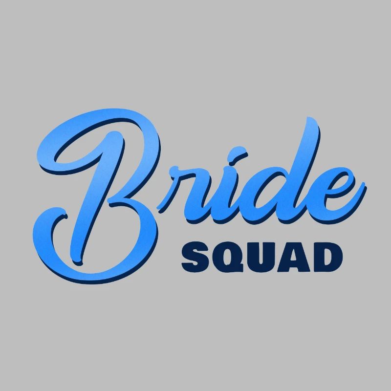 Bride Squad Bleu