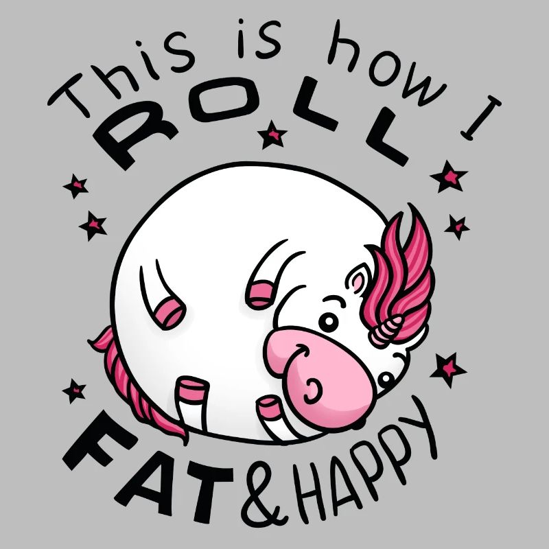 Dickes Einhorn - Einhorn Geschenkidee