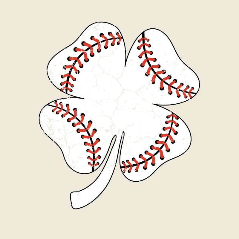 Baseball St Patricks Day, trèfle feuille, trèfle