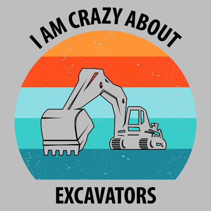 Bagger Baggerfahrer Baggerwagen