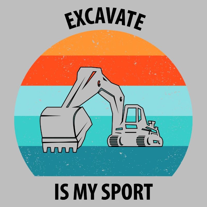 Bagger Baggerfahrer Baggerwagen