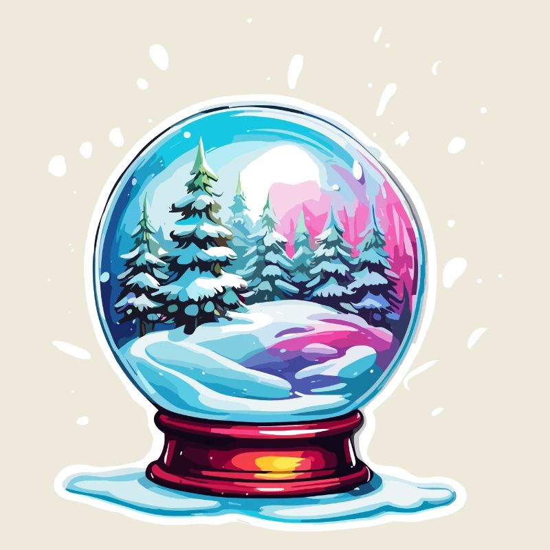 Snow Globe / Winter Magic / Snow / Souvenir