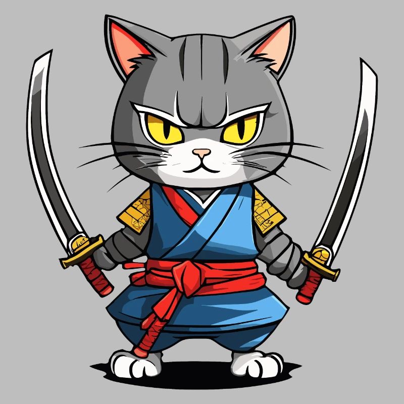 Chat samouraï #39