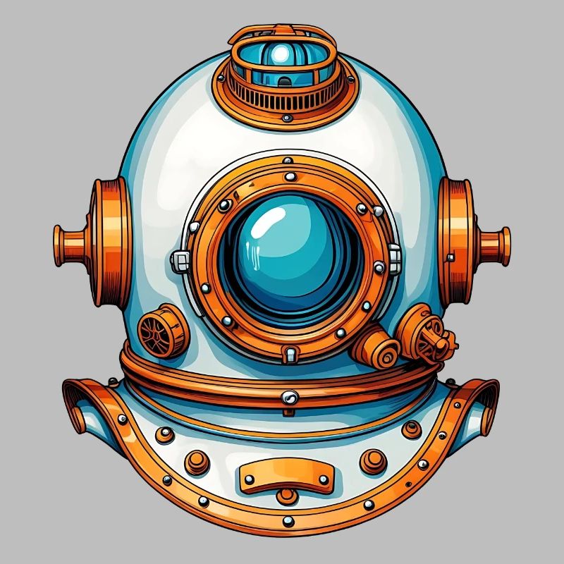 Nostalgic Diving Helmet Deep-Sea Diver Helmet