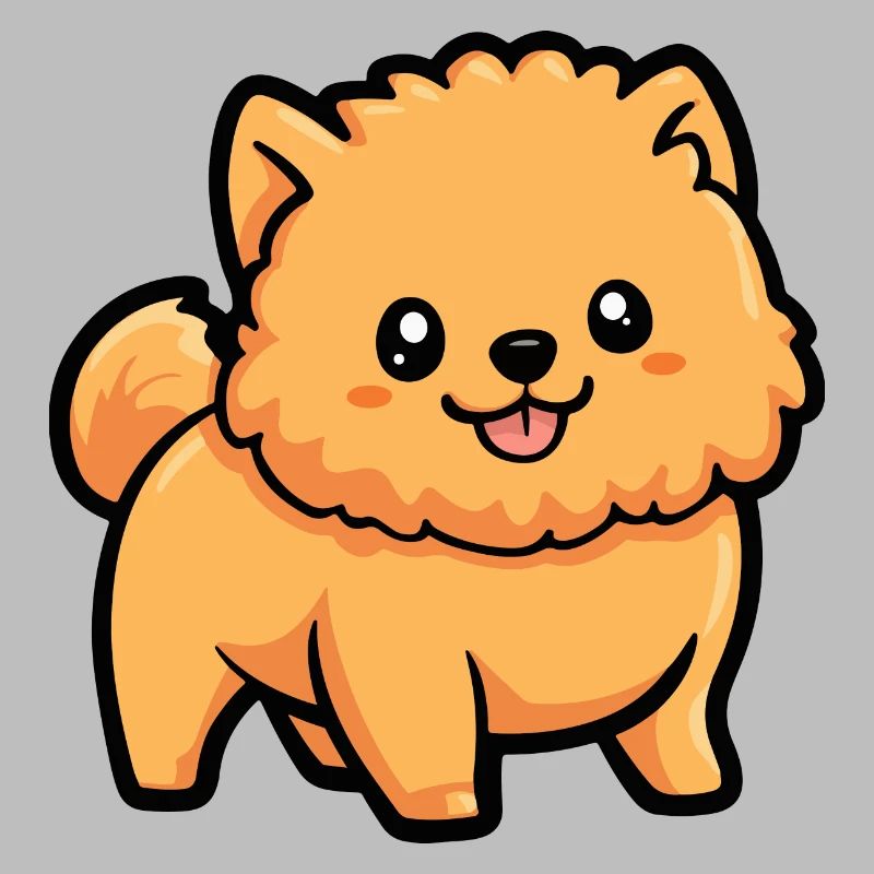 Chow Chow Dog Comic Cute