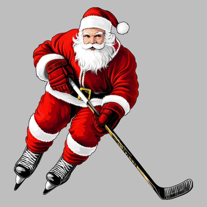 Weihnachten Eishockeyspieler