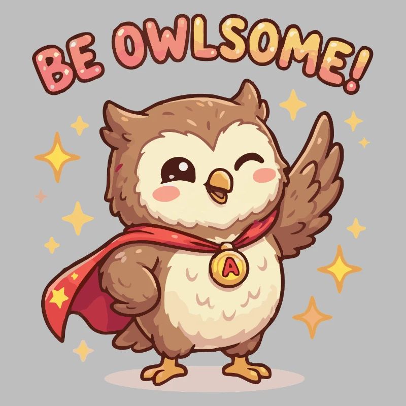 Be Owlsome Superhelden-Eule