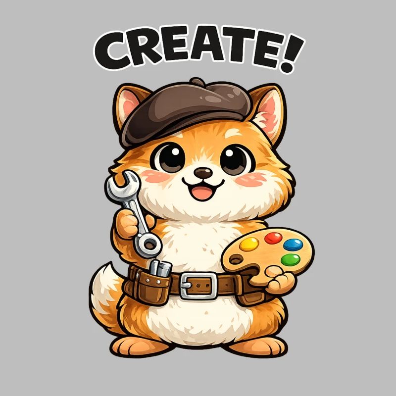 Kitten Artist Creative Workshop