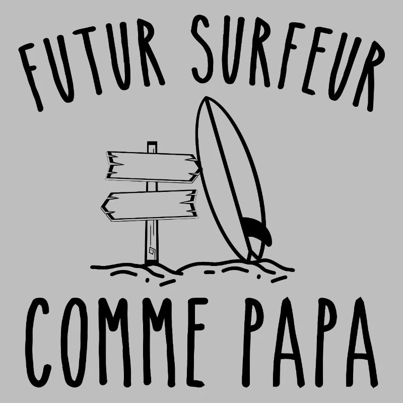 futur surfeur comme papa