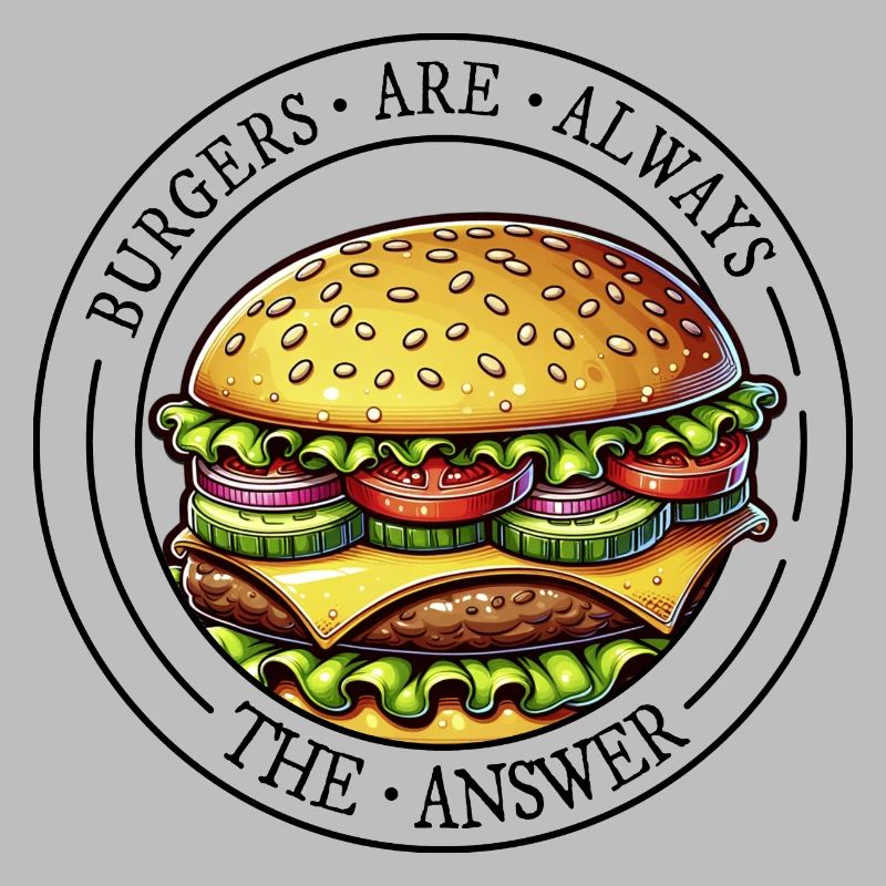 Les hamburgers sont toujours la solution ! Cheeseburger Fun