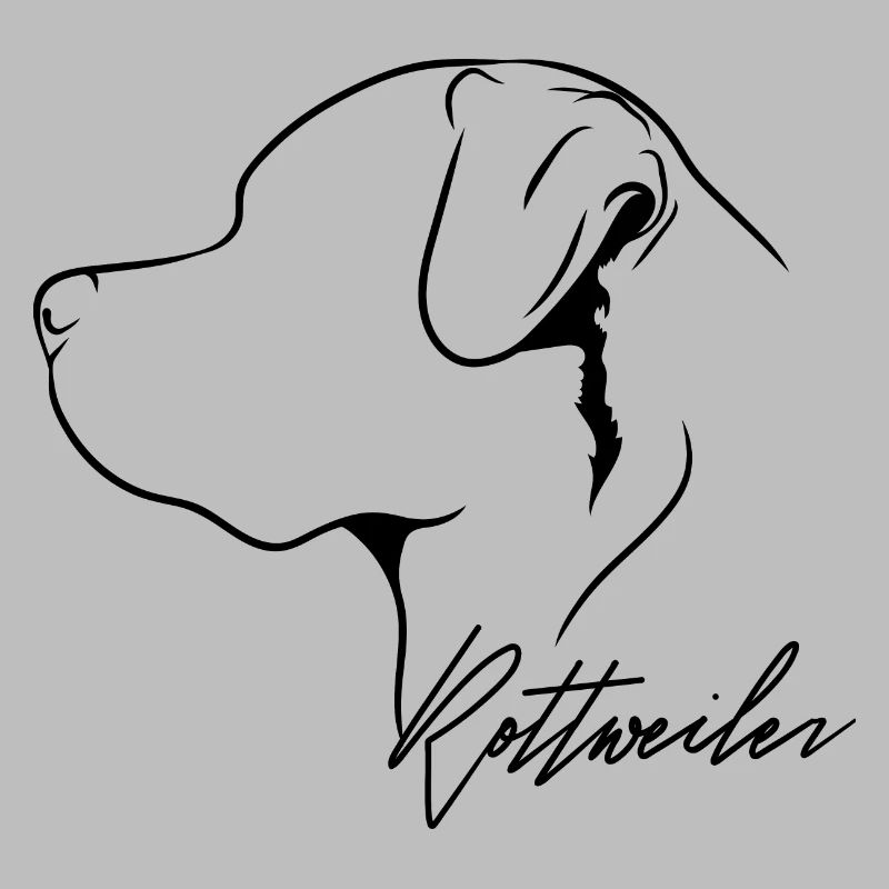 Rottweiler Profil Hunde Hund Wilsigns