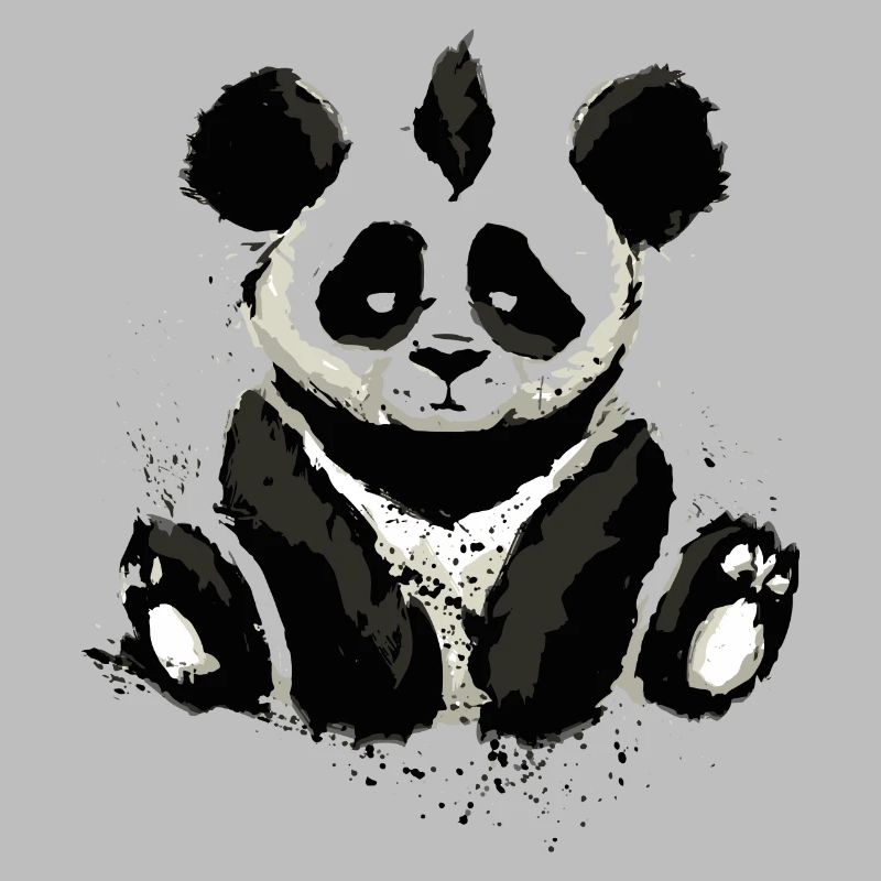 Inked Panda Bear