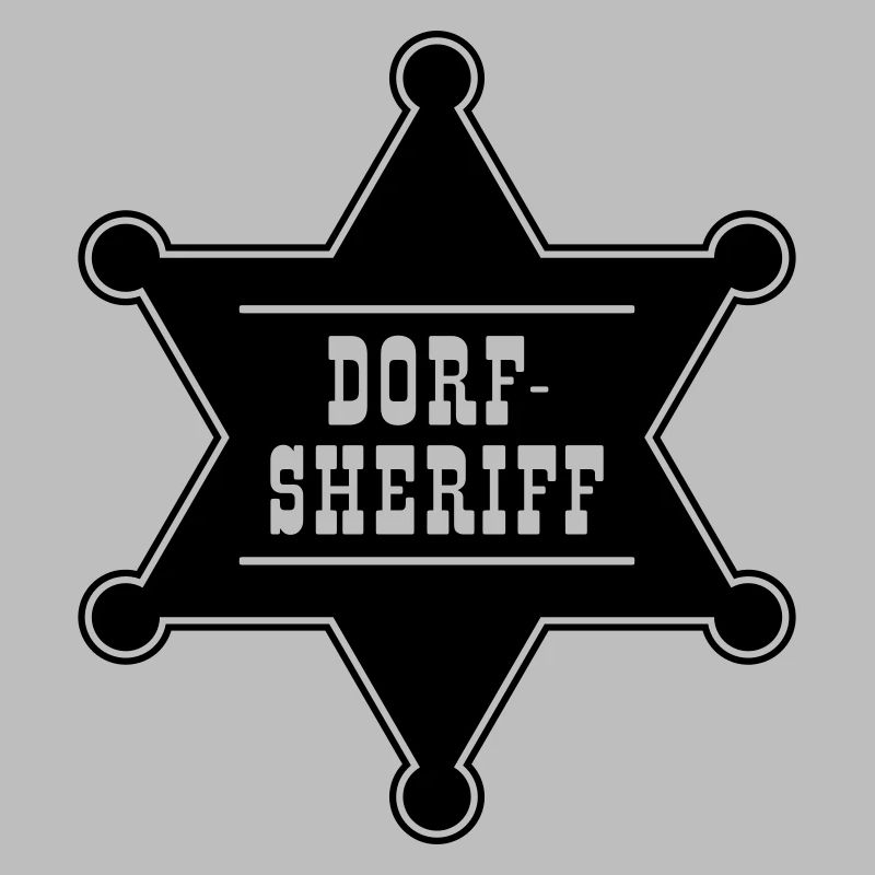 Dorf-Sheriff-Stern