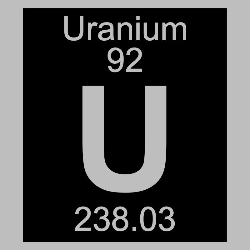 Element 92 - u (uranium) - Inverse (Full)