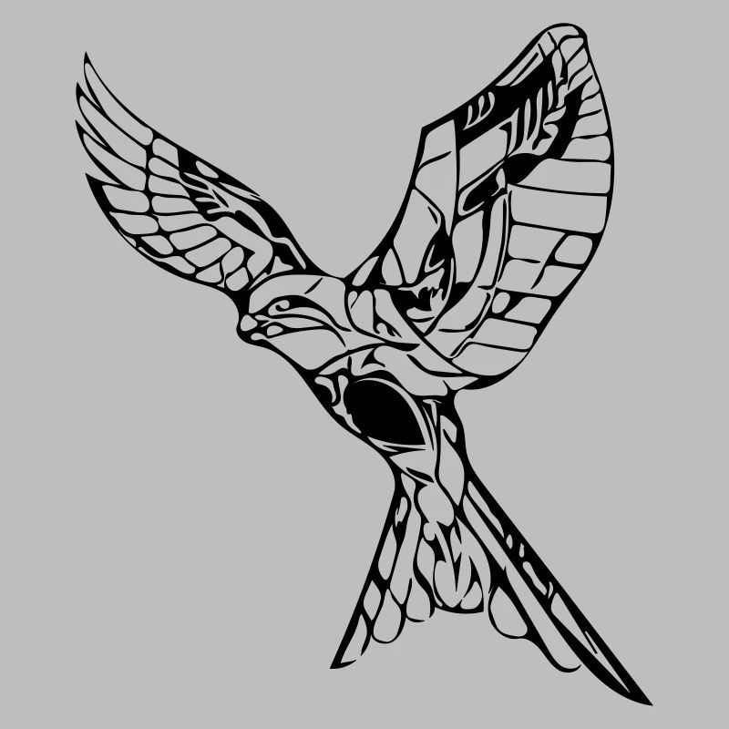 Faucon volant élégant