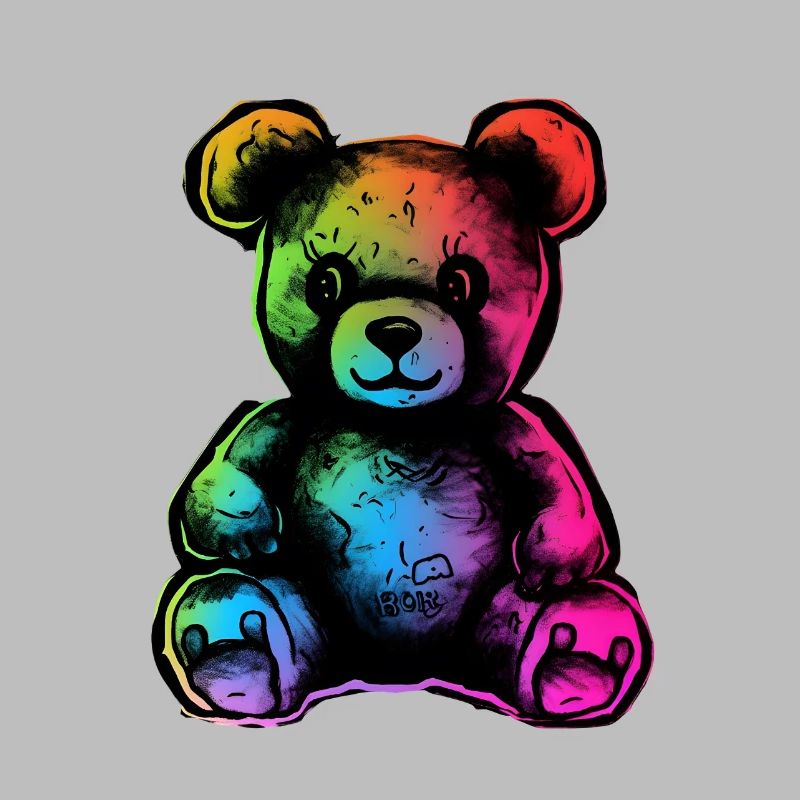 Regenbogen-Teddybär