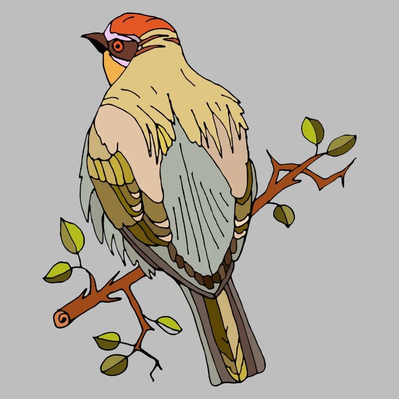 Bunter Vogel
