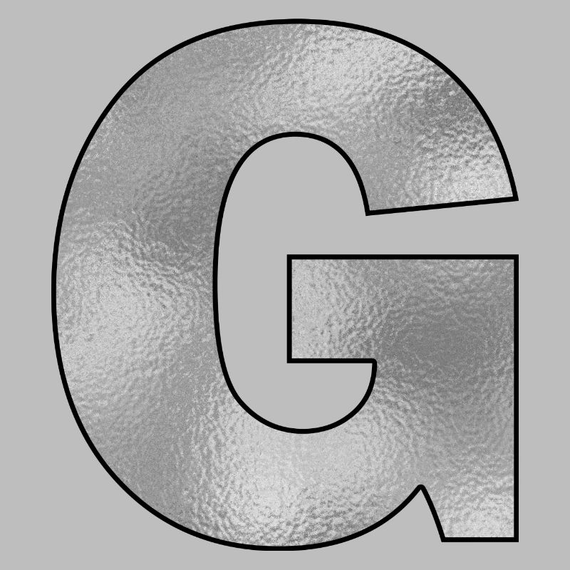 Buchstabe G Silber