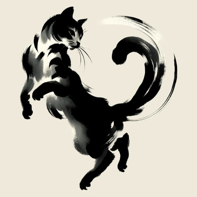 Skurrile, elegante Katzengrafiken - Purrfectly Cra