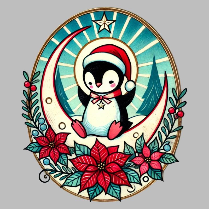 Pingouin de Noël