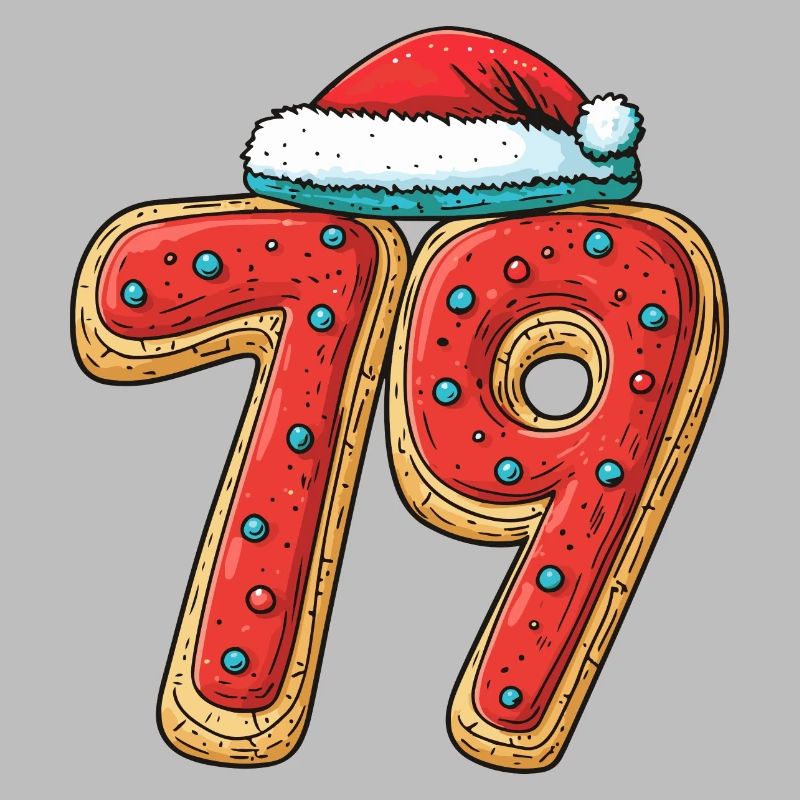 Biscuit de Noël à 79 chiffres