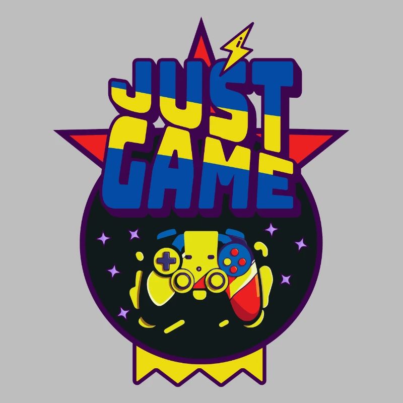 Just Game Controller Video Spiel Geschenk Zocker