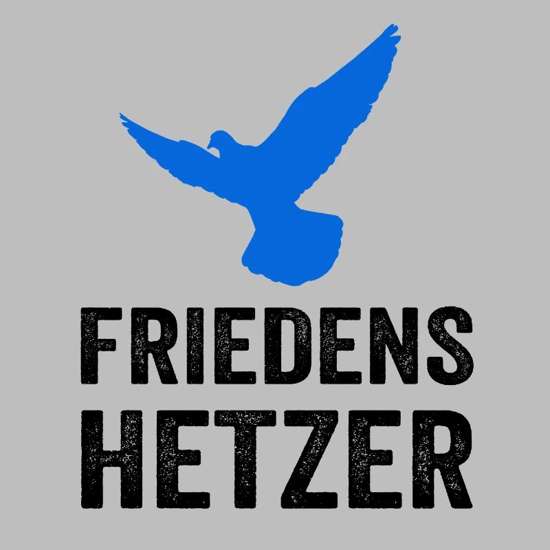 FRIEDENSHETZER mit Friedenstaube