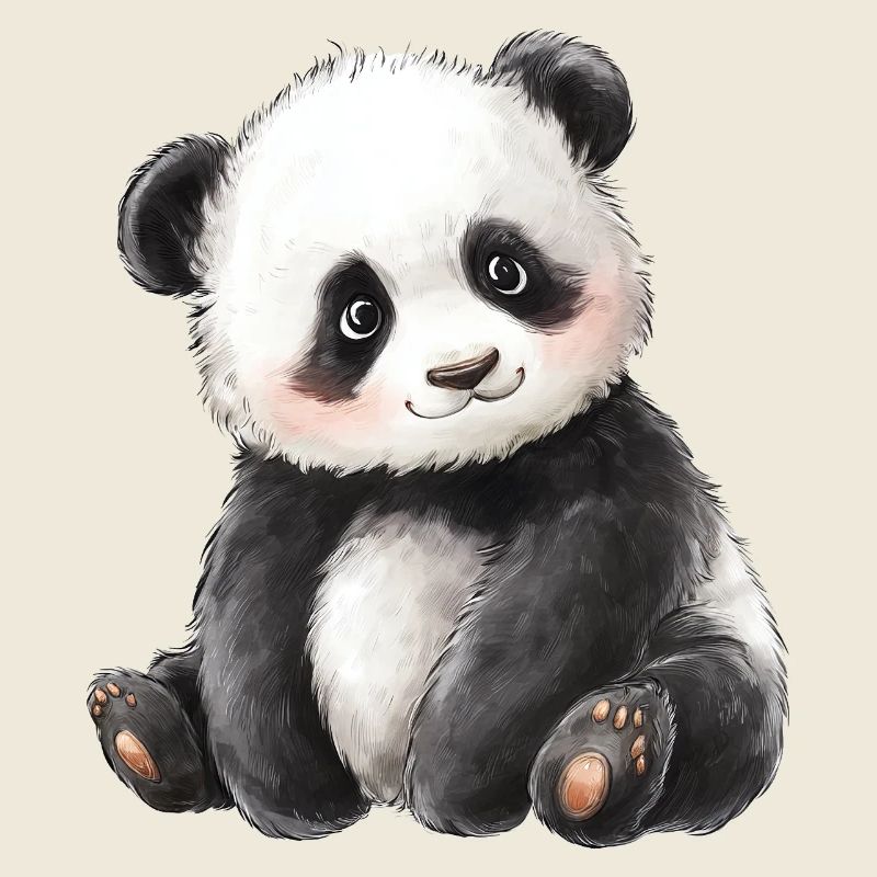 Mignon bébé panda
