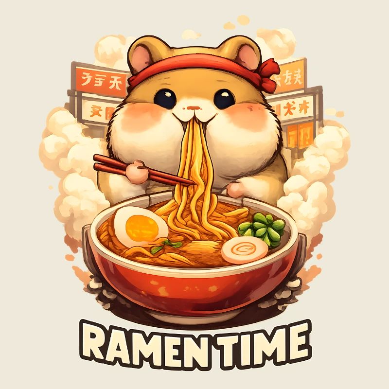 Temps de ramen de hamster : nouilles kawaïennes